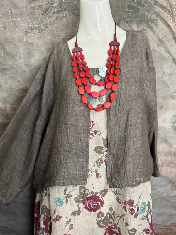 MP-MT348 Bolero With Button-Mud