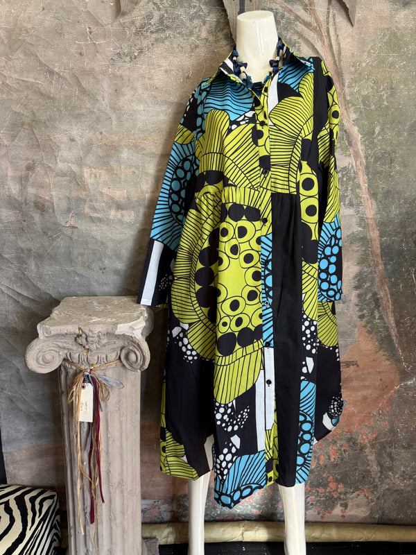 2855 Poplin Shirtdress