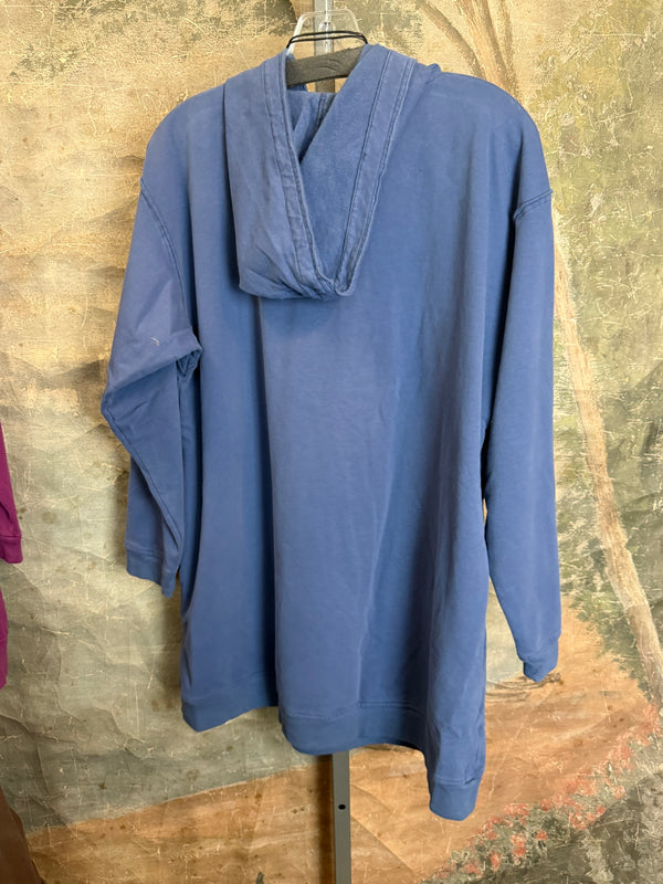 A2994202 Long/Slv Flower Tee-Dark Blue