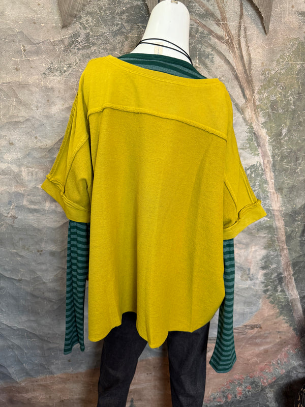 8300-3061 Pullover Vest Topper-Chartreuse