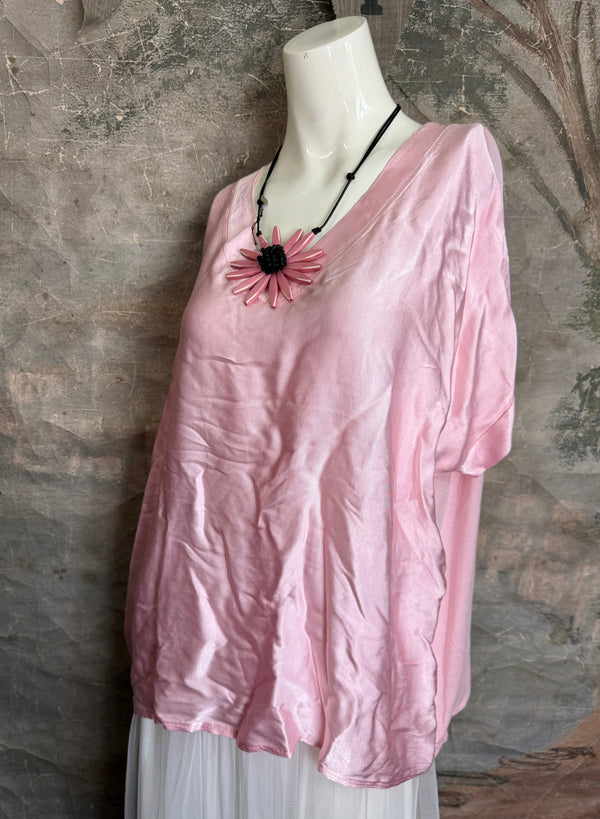 BBZ-312 Ragle Italy Top-Blush Pink