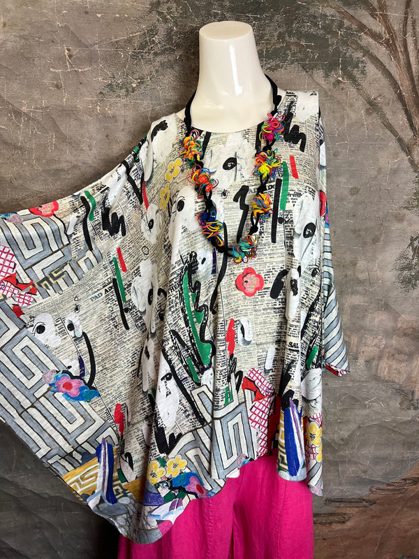 T1369K White Knit Whimsy Top-Daily Bloom