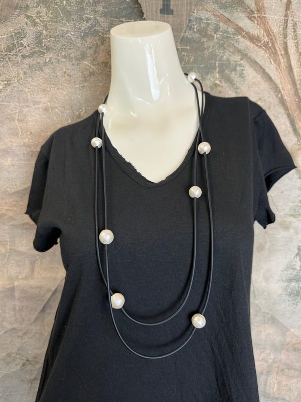 258 Lariat Beaded Necklace