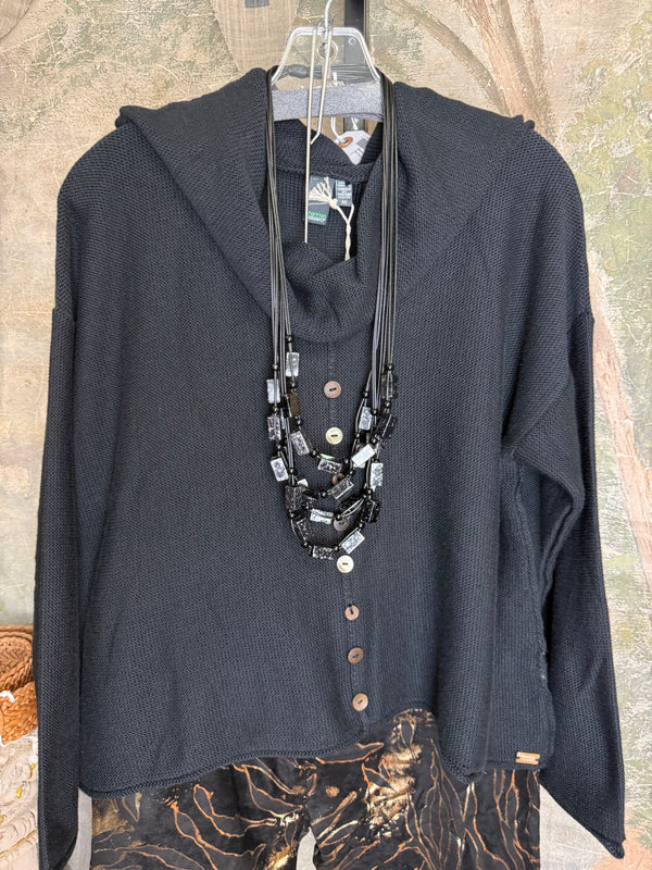 5586 Hailey Knit Pullover-Black