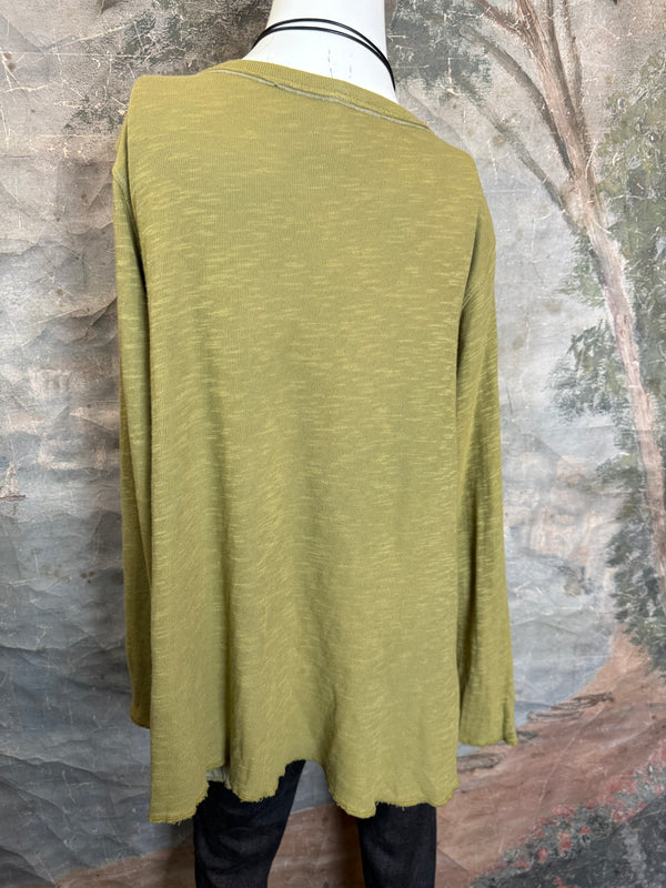 1050-88 Cotton Knit Angel Tee-TEAK