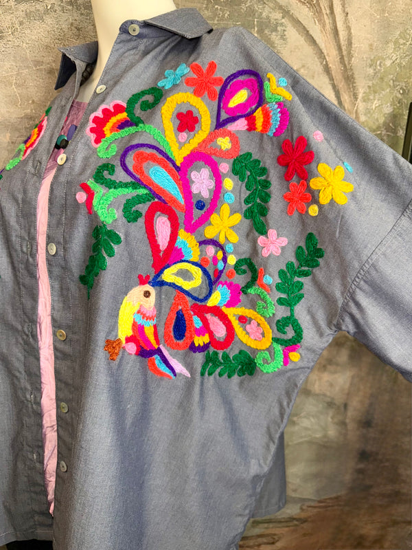 TD25008 Fiesta Denim BF Shirt