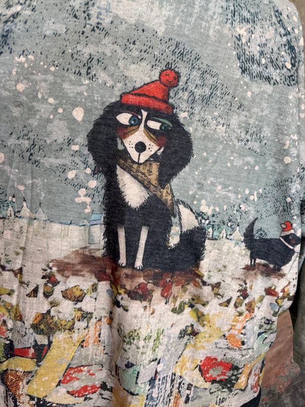 T1097 Cowlneck Dolman Slv Top-Jolly Buddy