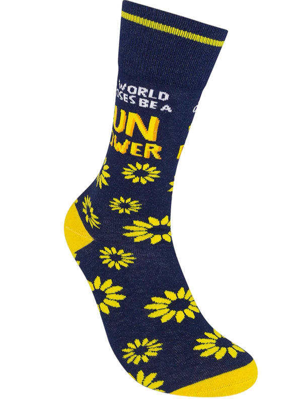 Art To Wear Novelty Socks-be a sunflower 🌻