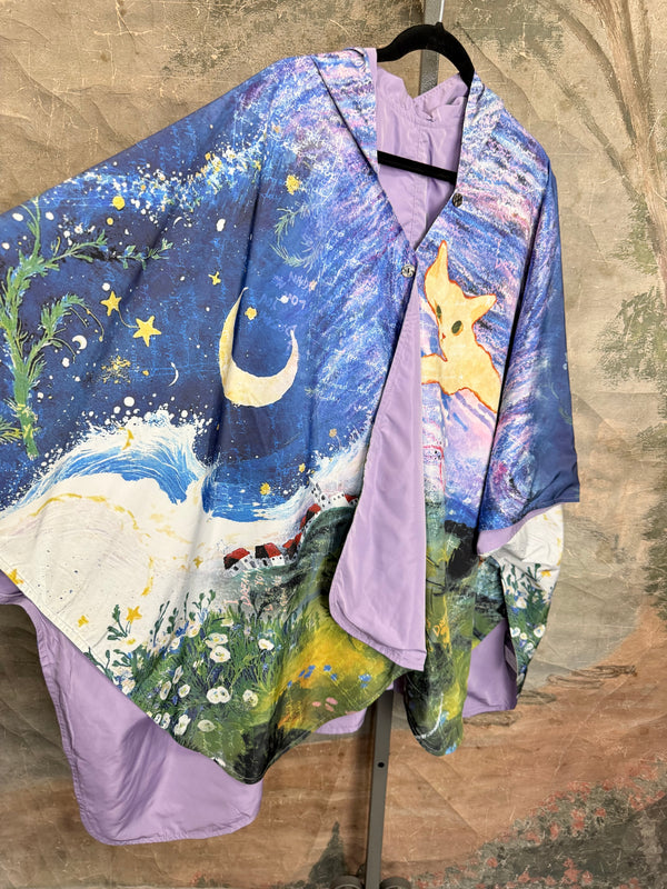 Inoah's Artful 2 Look Raincape-Cats Dream
