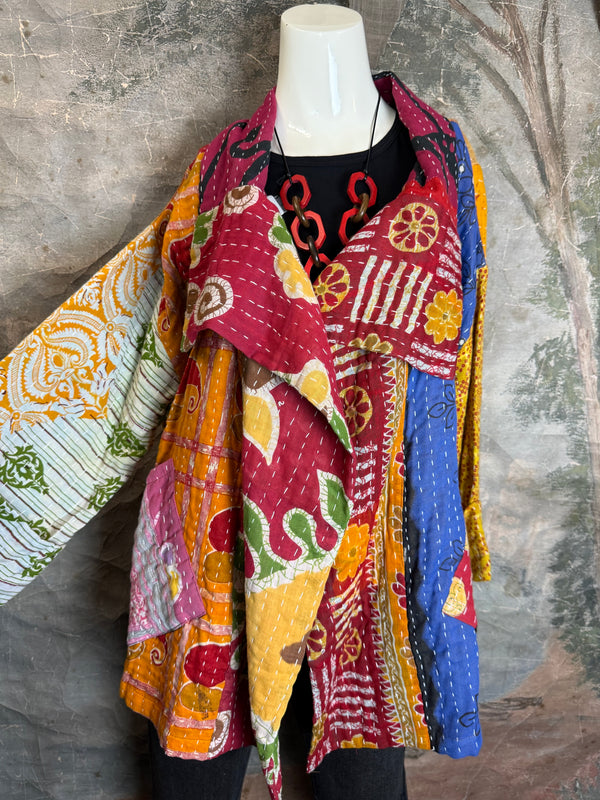 SS6148 Funky Kantha Jacket-Marley C