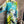 Load image into Gallery viewer, 7063V Block Dyed Justly Top-TURQ MIX
