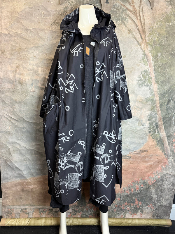 1029 City Scribble Jacket-Gray