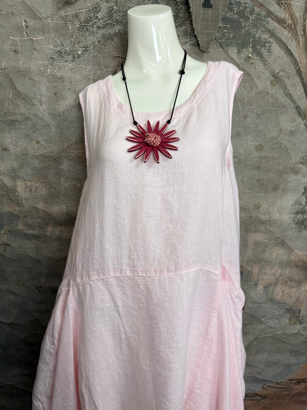 MP-HLD1066 Lagenlook Dress-Pink