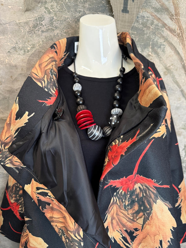 91813 Asym Floral Cropped JTK-BLACK