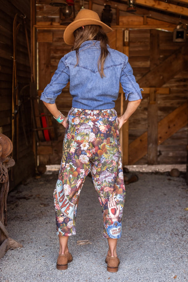 MOTS Linen Crop Artist Pant-Love Language