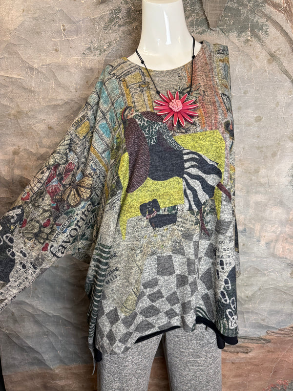 T805CN Crew Neck Top-Miss.Camille