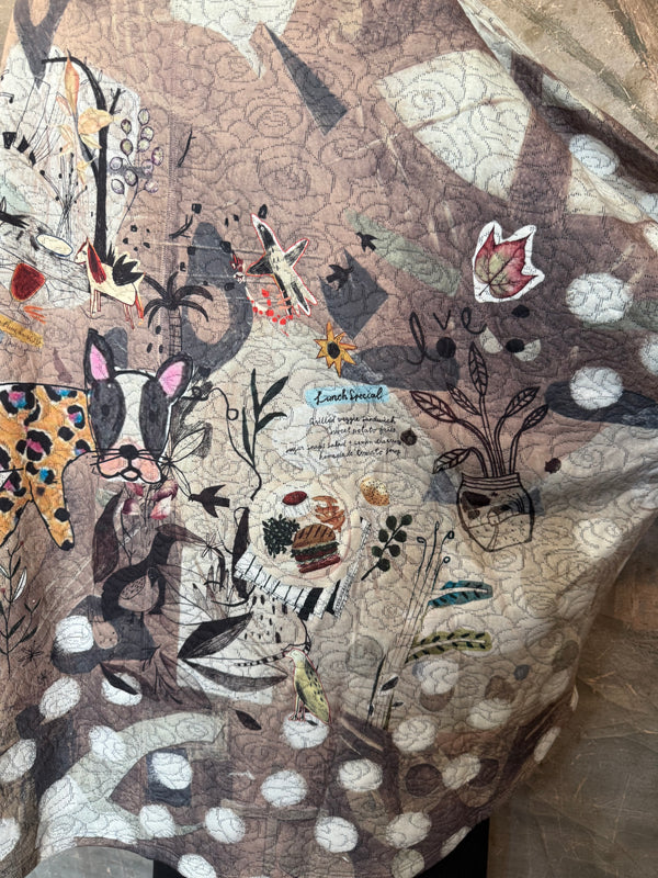 T812NB Drop Shoulder Top-Lunch Time