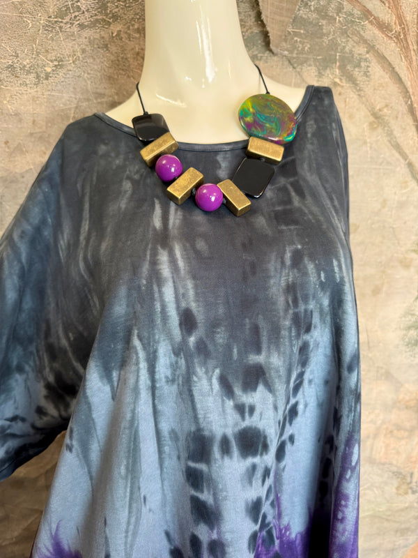 DD1803C Bestee L/Slv Top-Violet