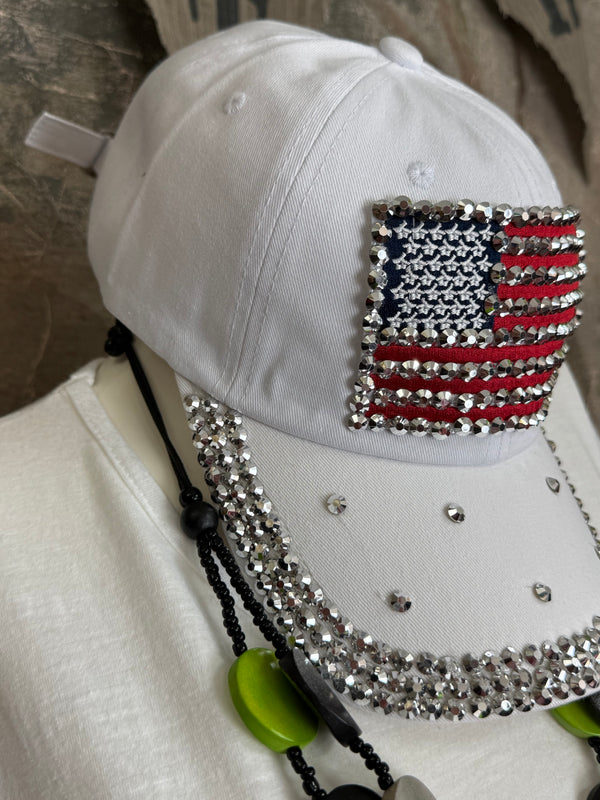 HT277 Embellished Denim BB Cap