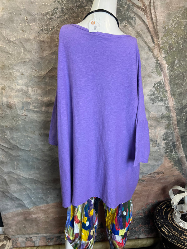 5016024 2 Pocket Pullover-Lilac Purple
