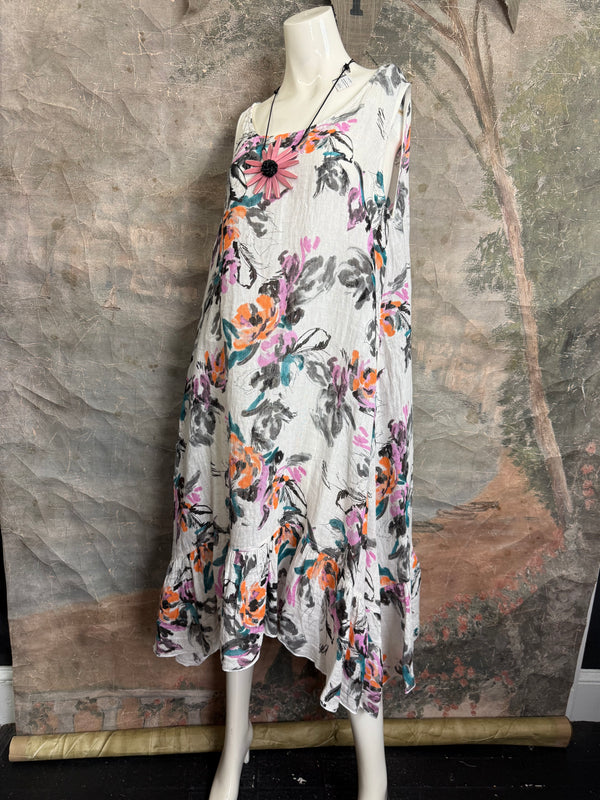 MP-MD1041 Dress W/Ruffle-OFFWHITE7