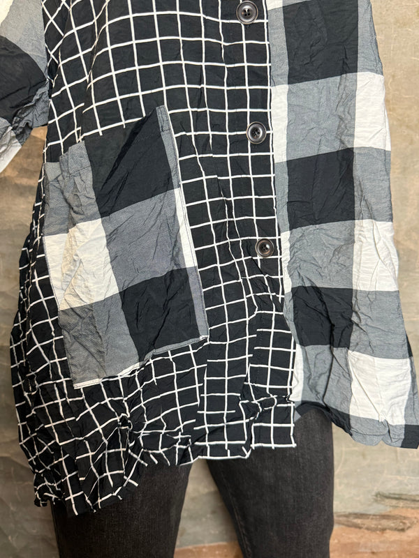 2550 Crushed Plaid Mix Shirt