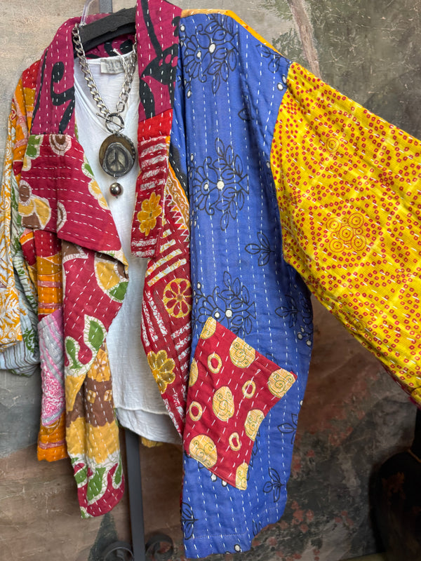 SS6148 Funky Kantha Jacket-Marley C