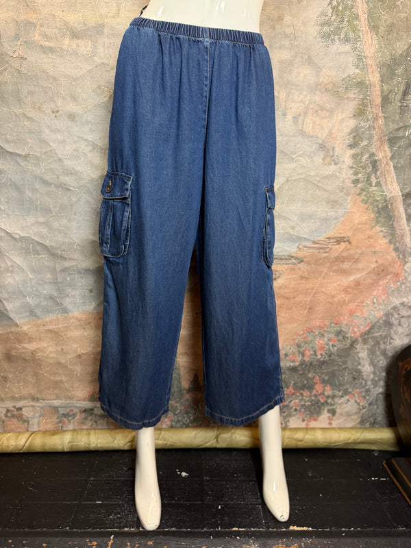 30135N15 Denim Cargo Pant
