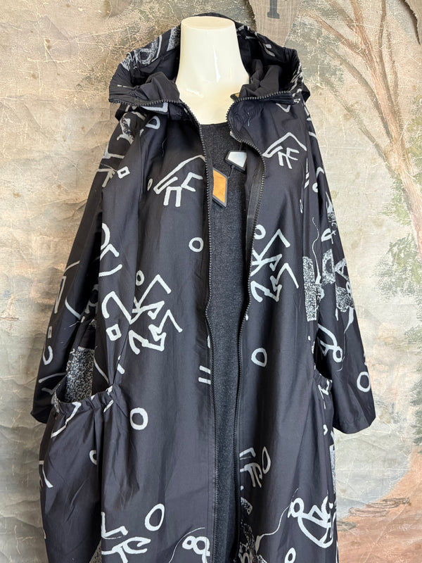 1029 City Scribble Jacket-Gray