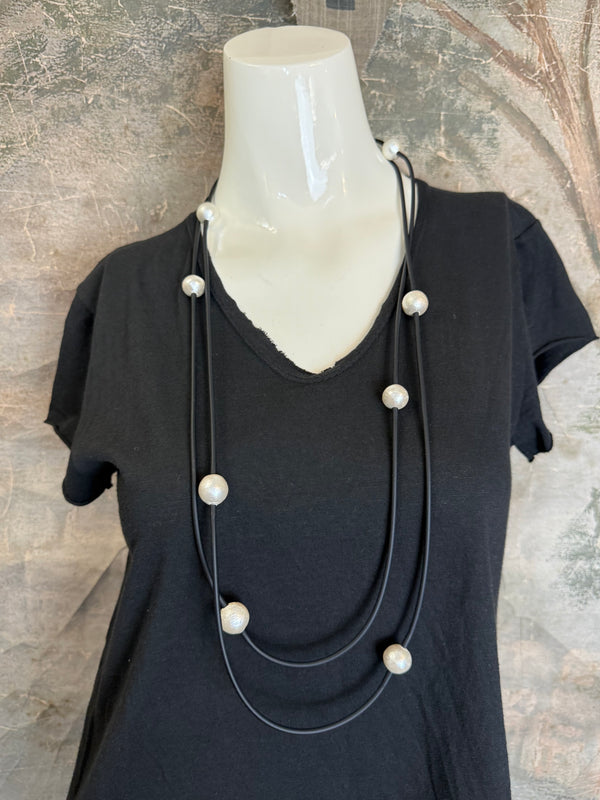 258 Lariat Beaded Necklace
