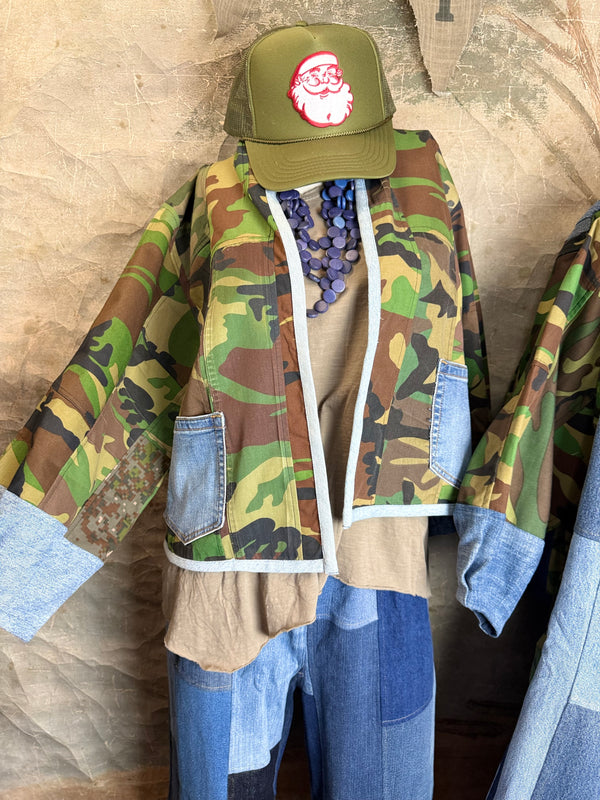 5646 Nevada Camo Mix Cardigan