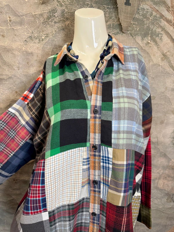 5620 Flannel PW BF Shirt- PW D
