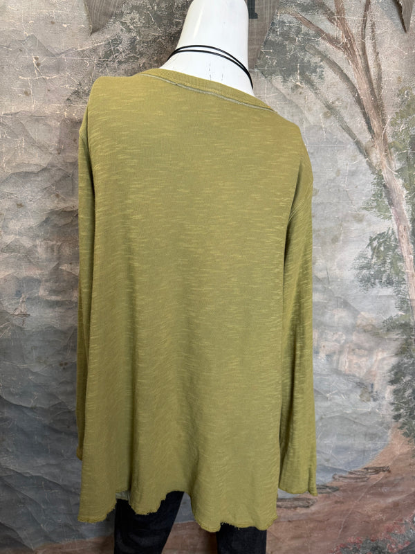 1050-88 Cotton Knit Angel Tee-TEAK