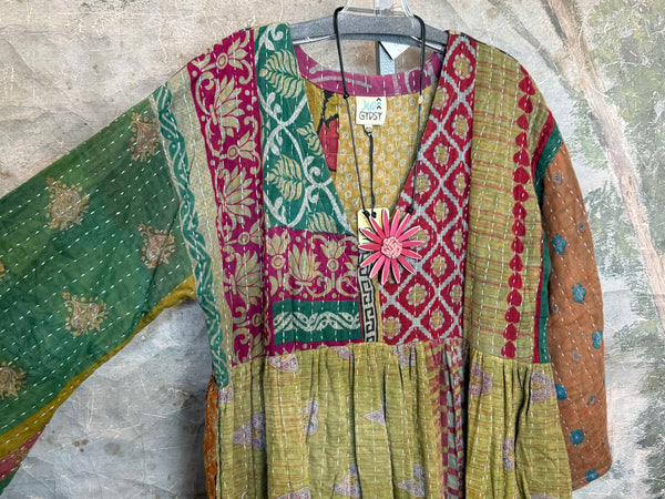 JG-156 Kantha Sunrise Dress-2 MIX