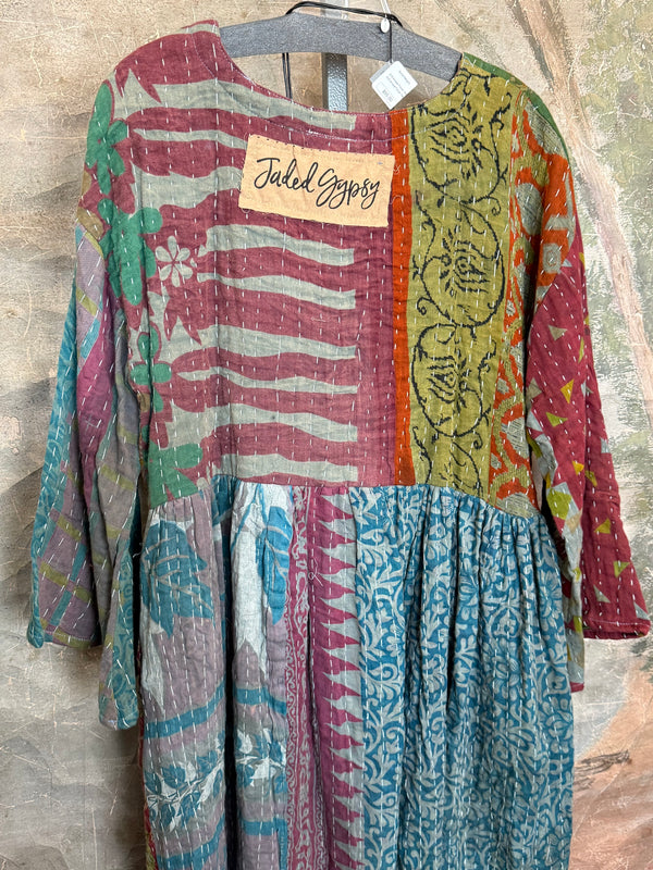 JG-156 Kantha Sunrise Dress-1 MIX