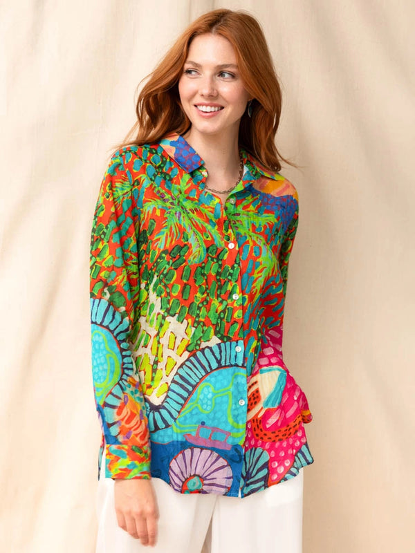 CP-92527 Abstract Blouse