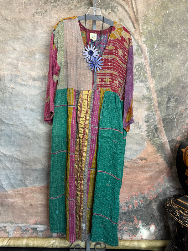 JG-156 Kantha Sunrise Dress-4 MIX