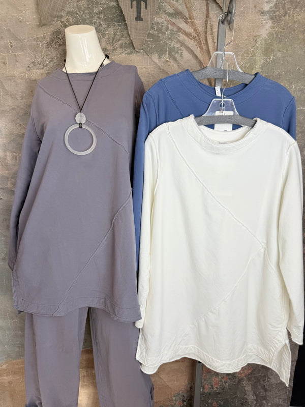 A2996202 L/Slv FE Top-Stable Blue