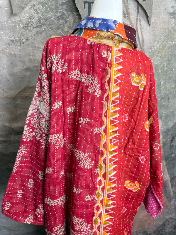 1013w Long Kurta Shirt Dress-Suzie Q
