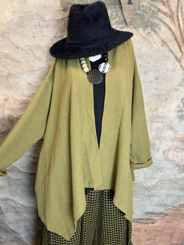 833-3184 Flare Cardi Coat