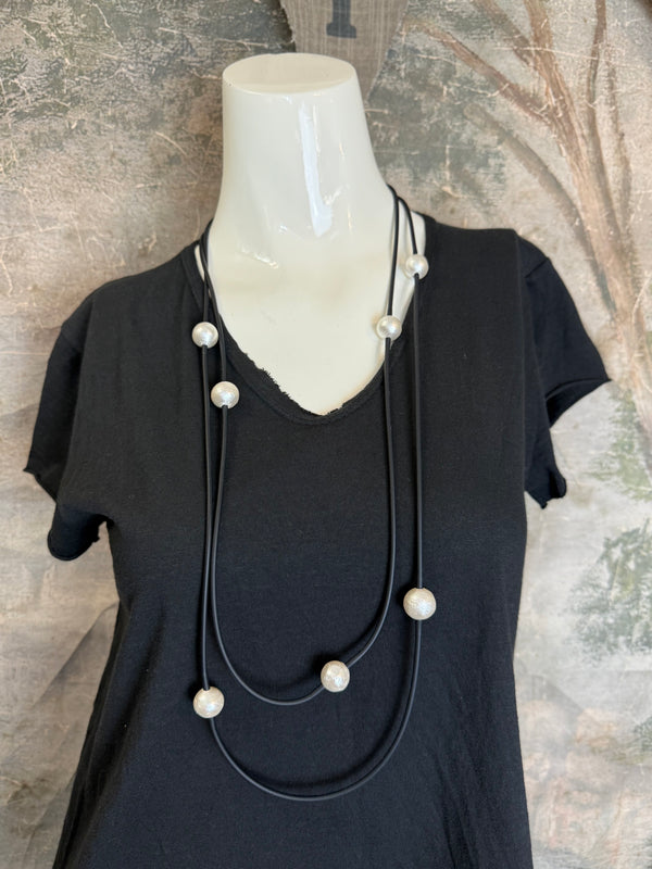 258 Lariat Beaded Necklace