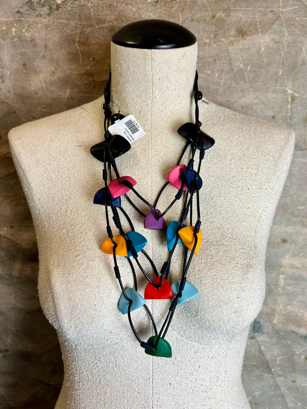 NT114 3 Layer Beaded Necklace