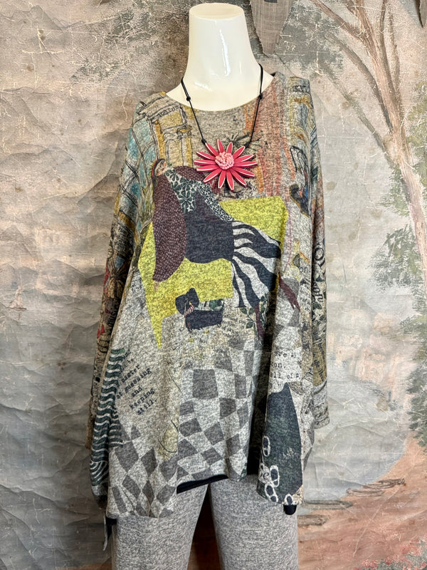 T805CN Crew Neck Top-Miss.Camille