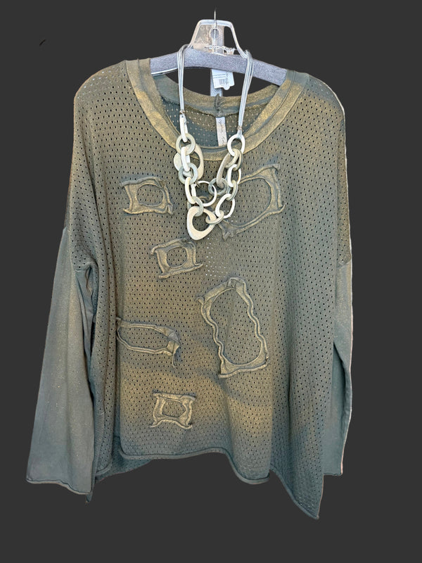 CE714 Cheer Sweater Top-Polished