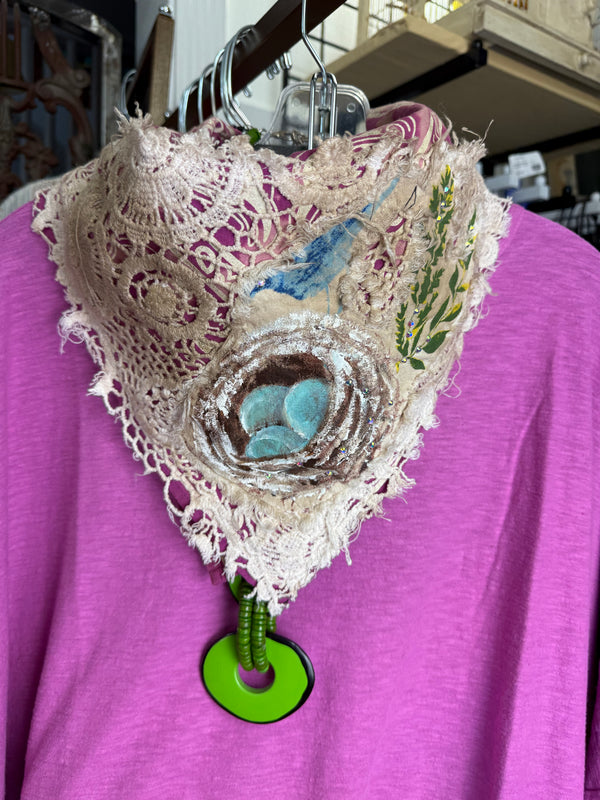 ARB Hand Painted Bandana-Magenta