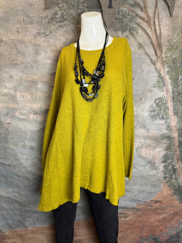 1050-88 Cotton Knit Angel Tee-KIWI