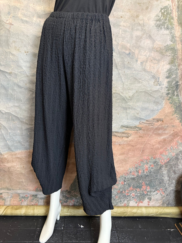B304 Waffle Knit Harem Pants