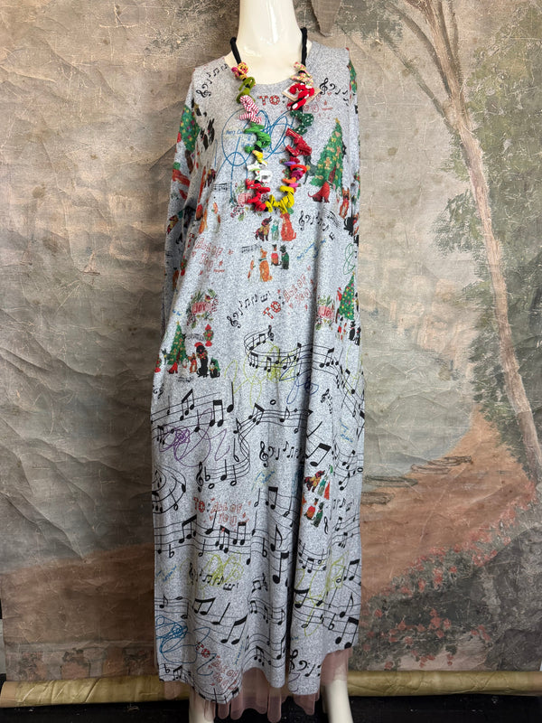 D387 Woofmas Carol A-line Dress