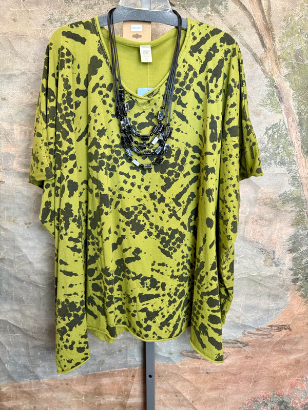 715CL-Burst Oversized Tunic Tee-SPUD