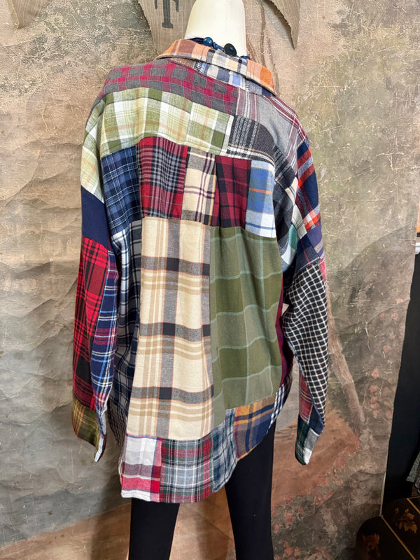 5620 Flannel PW BF Shirt- PW D